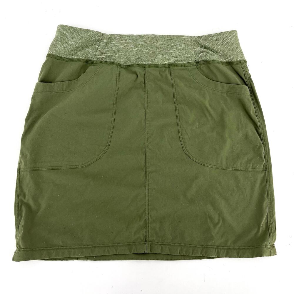 Mountain‎ Hardwear green stretch short skirt with front pockets (small)